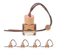 NULYLU 5 Piezas Nylon Colgante Tapa Redonda de Pequeña de Difusor Aceites Recargable y en para Coche para Espejo Viajes