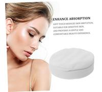 NULYLU 50 Piezas Cotton Pads For Makeup Removal Soft Exfoliating Facial Cleaning Rounds Compatible With Beauty Devices Gentle Skincare For Sensitive Skin Practical Travel Use