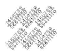 NULYLU 6juegos Números Árabes para Reloj Digital De Números De Reloj para Reparación De Pared para Decoración del Hogar y Oficina