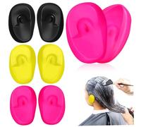 NULYLU 6piezas Earmuffs Para Teñir El Cabello De Oídos Para Tratamientos De Coloración Para Uso Profesional y Personal