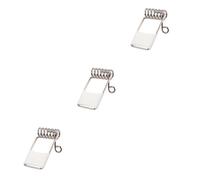 NULYLU 90 Piezas Clip De Tubo De Lámpara Led Clip De Resorte De Círculo Fijo De Foco De Resorte De La Lámpara De Techo De De Luz De Panel Led Silver