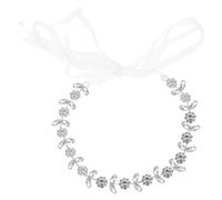 NULYLU Accesorio Cristales Elegante para Celebraciones y Cabello para Cómodo Diadema de de Imitación Niña Comunión de Aniversario y Cumpleaños