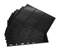 NULYLU Álbum para Coleccionar Sellos Hojas Sueltas De Doble Cara, Tamaño Estándar, Páginas Interiores para Guardado, Funda De Plástico, Carpeta Pequeña, Almacenamiento Práctico para Coleccionistas