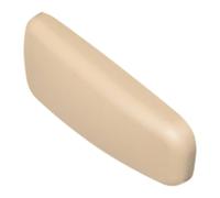 NULYLU Almohadilla Reposabrazos para Coche Interior Beige de Pu, Fácil Instalación y Resistente al Desgaste, Diseño Elegante para Reposar el Brazo Puerta del Automóvil