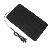 NULYLU Almohadilla Térmica USB Ajustable 33x18 Cm de Piel Sintética Textura Cocodrilo, Estera Calefactora para Curado de Epoxi y Eliminación de Burbujas, Accesorio Práctico para