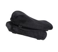 NULYLU Almohadillas para Reposabrazos de Poliéster y PU, Cojines de Memoria Rebote Rápido para Relajación del Brazo en Oficina y Hogar, Pack de 2 Piezas