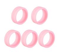 NULYLU Anillo de Silicona para Fiesta y Uso Diario, Paquete de 5 Piezas, Diseño Sencillo y Original para Hombres y Mujeres