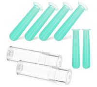 NULYLU Aplicador de Lentillas de Silicona 15 Piezas Varilla Auxiliar para Extracción de Lentes Blandas, Herramienta Flexible para Uso Cómodo en Lentes de Contacto