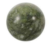 NULYLU Bola de Cristal de Jade Verde Pulida de 5 Cm para Decoración Feng Shui en Oficina Mantenimiento Fácil y Belleza Refinada