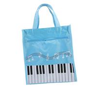 NULYLU Bolsa De Música Bolsa De Almacenamiento Bolsa para Partitura Contenedor De Partituras Bolsa Porta Partituras Bolsa De Partituras Bolsa De Notas De Guitarra Tela No Tejida Sky-Blue