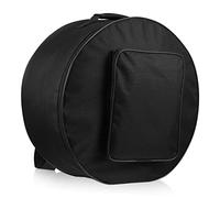 NULYLU Bolsa Para Redonda De Nylon Resistente Con Gran Capacidad Cremallera Suave Doble Función Mochila y Mano Para Caja De Percusión Negra