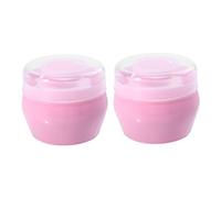 NULYLU Borla de Talco para Bebés y Niños 2 Juegos Mango Ergonómico para Aplicación y Uniforme Después del Baño, Adecuado para Cuidado Corporal y Regalos Baby Shower