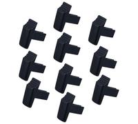 NULYLU Botones de Plástico Negros para Escaleras Telescópicas, Pack de 10 Unidades, Accesorios para Bloqueo y Seguridad en Escaleras Simples Plegables, Adecuados para Trabajos de