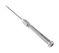 NULYLU Brocas para Taladro Manual de Precisión, Juego Metálico Largo para Fabricación de Velas Artesanales y Bricolaje en Modelismo y Manualidades