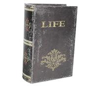 NULYLU Caja De Obsequio Navideña Biblia Pequeña De Madera, Caja Decorativa Para Dulces y Galletas, Accesorio Multifuncional Para Navidad, Almacenaje Práctico Para Fiestas, Decoración Temática Navideña