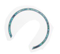 NULYLU Calcomanía De Para Guitarra Pegatina Autoadhesiva De Decoración De Agujero De Guitarra Azul Incrustación Para Instrumentos