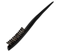 NULYLU Cepillo De Cerda Dura Para Cabello Mango De Peine Para Alisar y Modelar Cepillo Para Peinados Elegantes y Barbas Diseño Punta Para Desenredar y Aplicar Ceras