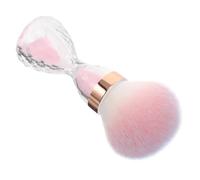 NULYLU Cepillo para Limpieza de Pinceles de Maquillaje y Uñas, Diseño Protector Compacto, Pelo, Herramienta Práctica para Manicura y Aplicación de Cosméticos