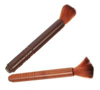 NULYLU Cepillos de Limpieza para Erhu y Violín de Lana y Sándalo, 2 Piezas para Limpieza Fácil y Eliminación de Polvo en Instrumentos de Cuerda Color Aleatorio