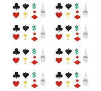 NULYLU Confeti Varios estilos Decorativo de Plástico Reutilizable en Paquete de 1 para Decoración Adorable y Brillante para Mesa de Fiesta Temática Vegas Varios estilos