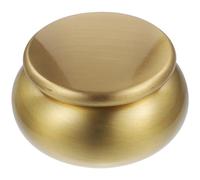 NULYLU Contenedor Metálico Pequeño para de Cobre Base Plana y Sellado Seguro, Adecuado para Uso Funerario y Almacenamiento de Incienso en Polvo