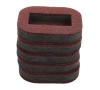 NULYLU Copas de Fieltro para Ruedas de Muebles y Camas, 5 Piezas Plástico Resistente, Reducción de Ruido y Protección de Superficies para Entornos de Oficina y Hogar