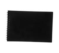NULYLU Cuaderno de Dibujo Multifuncional para Práctica de Pintura de Uñas Negro Cartón para Principiantes y Técnicos en Uñas en Estudio y Práctica en Clase