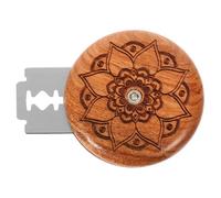 NULYLU Cuchillo para Pan de Madera 5 Cuchillas Intercambiables, Herramienta para Marcar Masa y Hornear, Kit de Corte para Pan Artesanal, Utensilios de Cocina para Repostería, Diseño