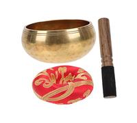 NULYLU Cuenco Tibetano De Meditación De Cobre Hecho Mano Con Cojín y Cuenco Budista Para Terapia De Canto y Decoración Zen El Hogar Kit Completo Portátil Para Relajación y Equilibrio