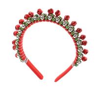 NULYLU Diadema De Campanas Coloridas Para Fiesta De Navidad Accesorio De Cabeza Festivo Para Adultos Adorno De Pelo De Celebración Diseño Único y Divertido Para Decoraciones Navideñas
