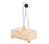 NULYLU Diapasón De Aleación De Aluminio 528 Hz Con Caja De Resonancia De Madera y Martillo Negro, Instrumento Para Meditación, Curación Sonora y Yoga, Juego Portátil Para Terapias Metafísicas