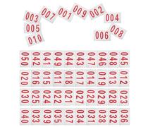 NULYLU Dorsales Deportivos de Algodón para Competición Números de Babero del 01 al 50 Accesorios para Atletismo y Maratón Suministros Profesionales para Carreras y Eventos Deportivos