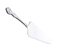NULYLU Espátula para Pasteles de Acero Inoxidable Diseño de Mango Tallado y Borde Dentado, Pala Triangular para Pizza y Utensilio de Cocina Casera Multifuncional
