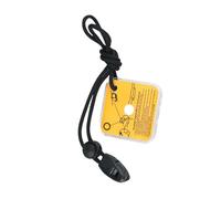 NULYLU Espejo de Supervivencia de Acrílico Naranja para Señalización | Retrorreflector Exterior, Transmisión de Señales a Larga Distancia, Manual Incluido
