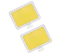 NULYLU Etiquetas Magnéticas para Estantes 2 Piezas A6 Marco Blanco E Imán Base Indicadores de Clasificación Magnética para Almacén Señalización de Materiales y Organización Práctica