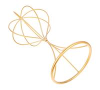 NULYLU Expositor de Sombreros Metálico Dorado Vintage para Almacenamiento Práctico de Pelucas y Gorras Diseño Delicado para Uso en Mesa y Hogar