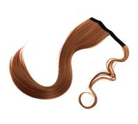 NULYLU Extensión de Coleta Rizada Sintética Ligera y Suave con Diseño Hook-and-look Postizo Envolvente para Uso Diario Fiesta Boda y Cosplay Color