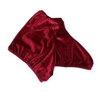 NULYLU Fundas para Patines de Hielo Resistentes al Desgaste XL, Cubrezapatillas de Poliéster Burdeos, Protectores Portátiles para Botas de Patinaje Artístico, Uso en Casa y Viajes