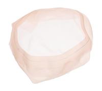 NULYLU Gorro de Malla Peluca Base PU Transpirable y Borde de Caucho Resistente Cubierta Natural Puntos Calvos Redecilla Duradera y Suave