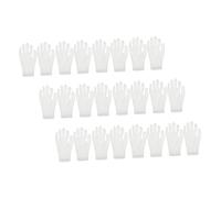 NULYLU Guantes Hidratantes de Noche Transpirables y Flexibles de Algodón Blanco 12 Pares Cuidado Diario Piel para Manos Secas