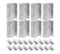 NULYLU Hebilla de Metal para Flejar de Acero Galvanizado, Uso Multipropósito, Fácil de Usar, Adecuada para Embalaje Manual Fleje de 16 Mm y Grosor 0.6-1.2 Mm