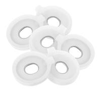 NULYLU Kit de Reparación de Válvulas para Trombón Medio, 6 Piezas de Placas y Juntas de Resorte para Instrumentos de Latón, Accesorios Precisos de 15x18 Mm para Uso en Reparación