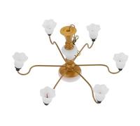 NULYLU Lámpara Colgante para Casa De Decoración De Techo para Mini Casa Luz Cálida Accesorio para Habitaciones y