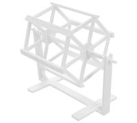 NULYLU Máquina Devanadora de Hilo, Máquina de Carrete de Alambre de Plástico Blanco, Manual y Portátil, para Demostraciones de Enseñanza de Sericultura en Escuela y Hogar