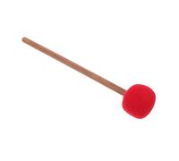 NULYLU Martillo de Cuenco Sonoro de Madera Fieltro Rojo para Terapia de Sonido y Meditación Avanzada en Yoga y Limpieza Energética