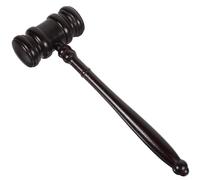 NULYLU Mazo de Madera Maciza para Subasta 1 Pieza, Martillo Compacto para Juez Diseño Práctico, Sonido Fuerte para Uso en Juicios, Reuniones y Subastas Profesionales