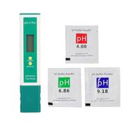 NULYLU Medidor Digital de Ph para Agua Función de Test Paper y Almacenamiento de Datos, Portátil, Material Abs, Adecuado para Acuarios y Pruebas de Calidad