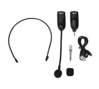 NULYLU Micrófono de Auricular Inalámbrico 2, 4g para Profesores Negro | Aula y Escenario, Diseño Ligero con Controles de Volumen y Silencio, Transmisión Inalámbrica de Largo Alcance