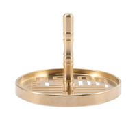 NULYLU Molde de Prensa de Ceniza para Incienso de 6 Cm Accesorio de Cobre para Hacer Conos de Incienso Herramienta para Bricolaje Caracteres Chinos Adecuado para Meditación y