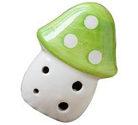 NULYLU Ocarina De Cerámica De Huecos Para Niño Niña Instrumento Musical Educativo Diseño De Champiñón Juguete Musical Para Aprendizaje y Diversión